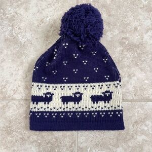 VTG Wigwam Mills Ski Hat Wintuk Orlon Acrylic Beanie USA Purple Sheep’s